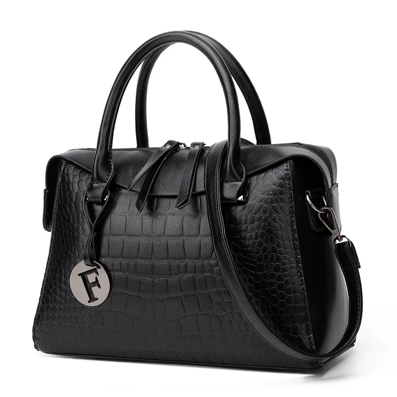 

Designer Handbags High Quality Ladies Handbags Female Vintage Crocodile Pattern Leather Shoulder Messenger Bags Tote Bag Bolsa