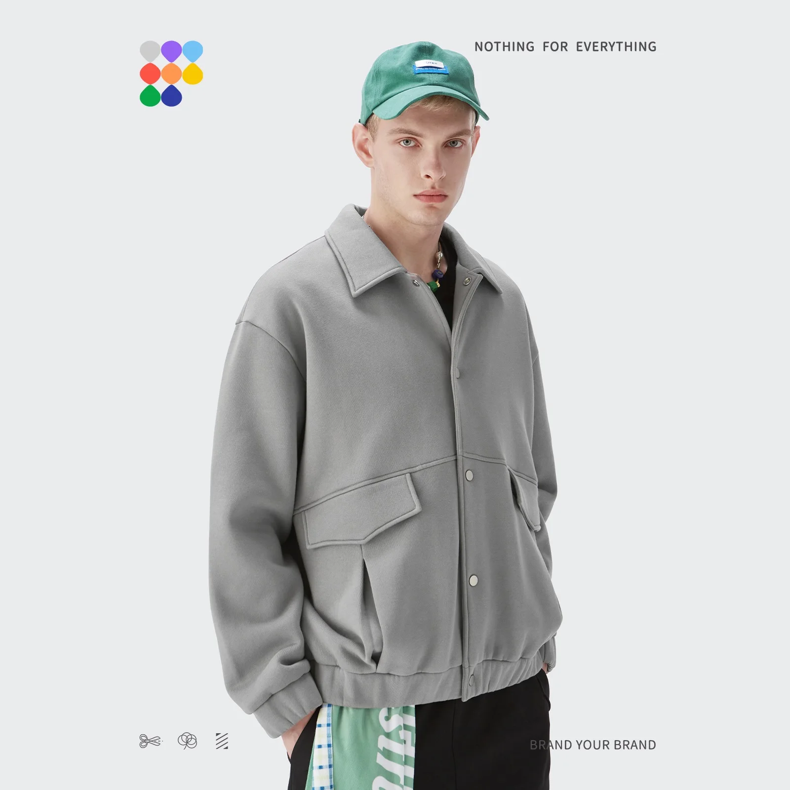 

Куртка Alt Basic Мужская Уличная, модная утепленная флисовая куртка унисекс, теплая однобортная верхняя одежда для пар, 5004W21