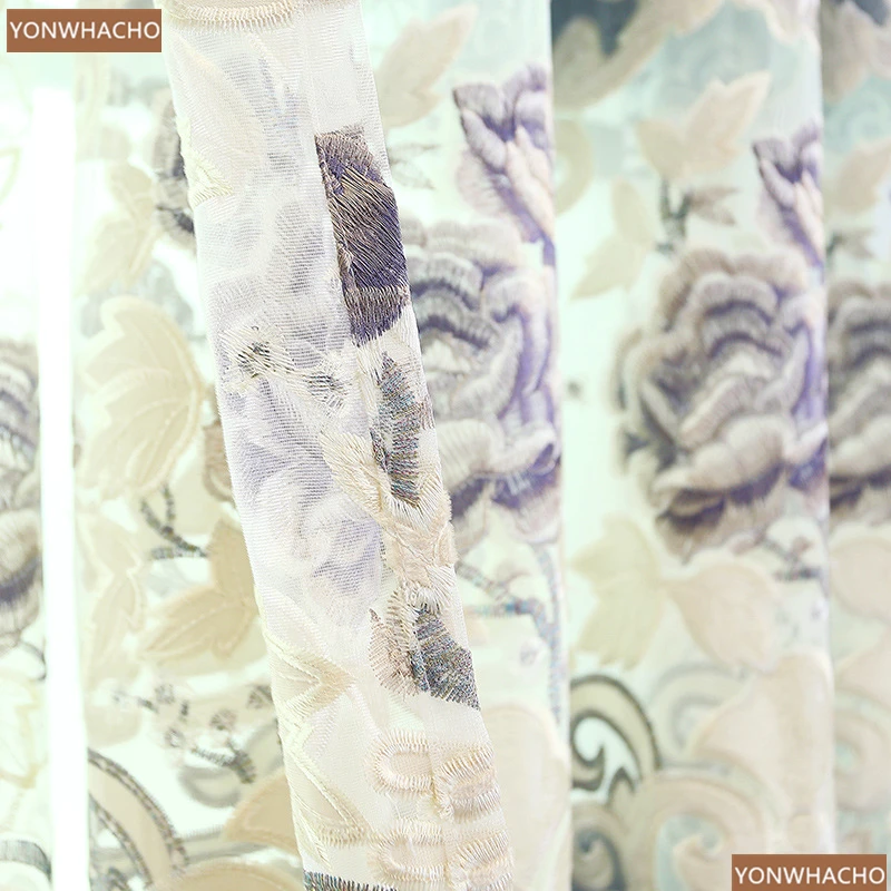 Занавески на заказ Роскошные для спальни водорастворимые полые итальянские