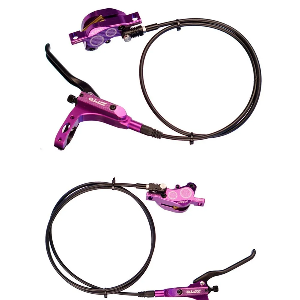 

MTB Hydraulic Brakes Set For Bicycle Disc 4 Pushes Piston Mountain Bike High End Four Piston Oil Brake Oil Disc Aluminum Alloy