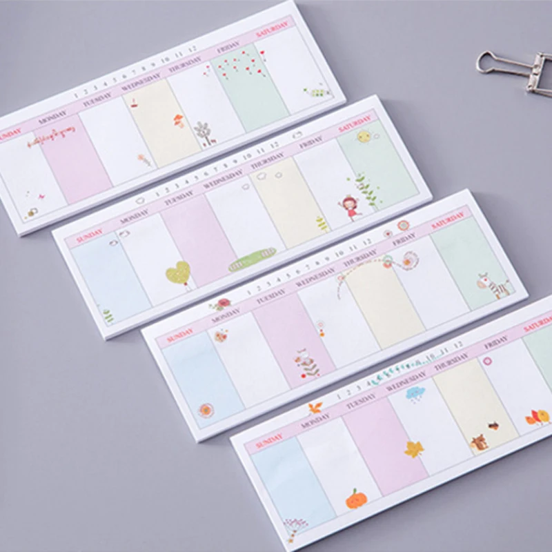 Стикеры для заметок еженедельных планировок записей и наклейки 1 шт. | Дом сад