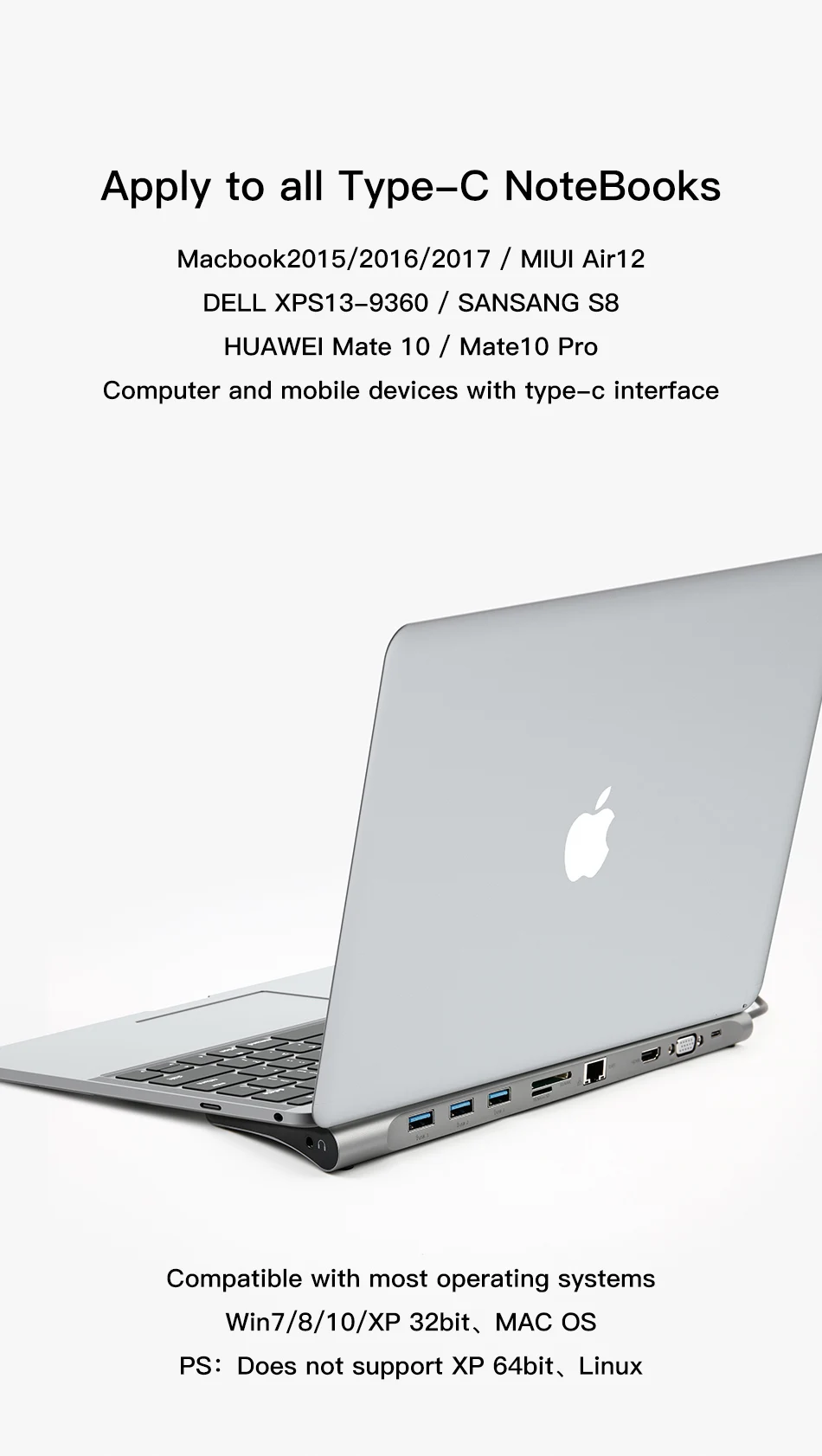 Baseus концентратор USB type C до 3,0 USB HDMI RJ45 usb-хаб для MacBook Pro Аксессуары USB разветвитель мульти 11 портов type C концентратор USB-C