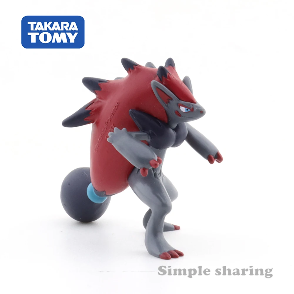 Takara Tomy Tomica Pokemon Pocket Moncolle MS-18 Zoroark 3-5 см мини-фигурка из смолы аниме игрушки для детей