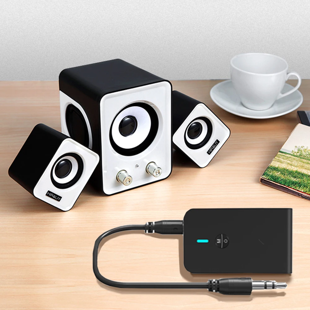 

Автомобильный Bluetooth-приемник 5,0, передатчик 3,5 мм, AUX-разъем, музыкальный стерео Bluetooth-ключ, адаптер для автомобильного комплекта, динамиков