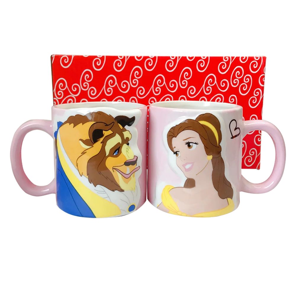 Кофейная кружка для влюбленных Красавица и чудовище керамические чашки кружки