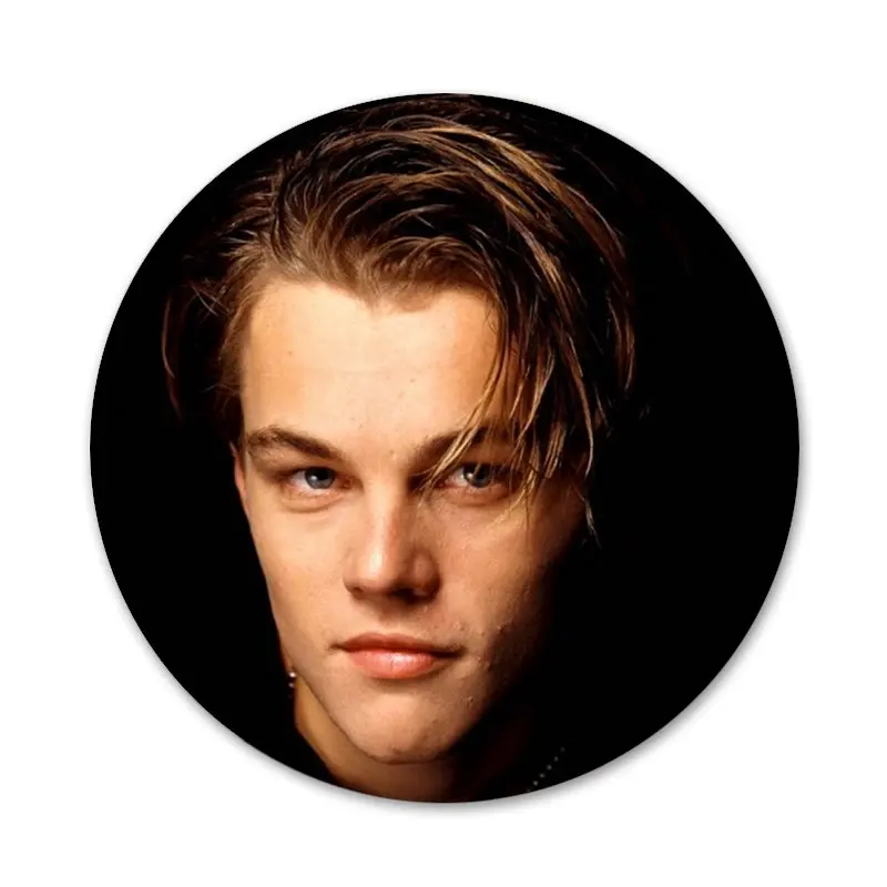 

Young Leonardo DiCaprio Badge Brooch Pin Accessories For Clothes Backpack Decoration gift
