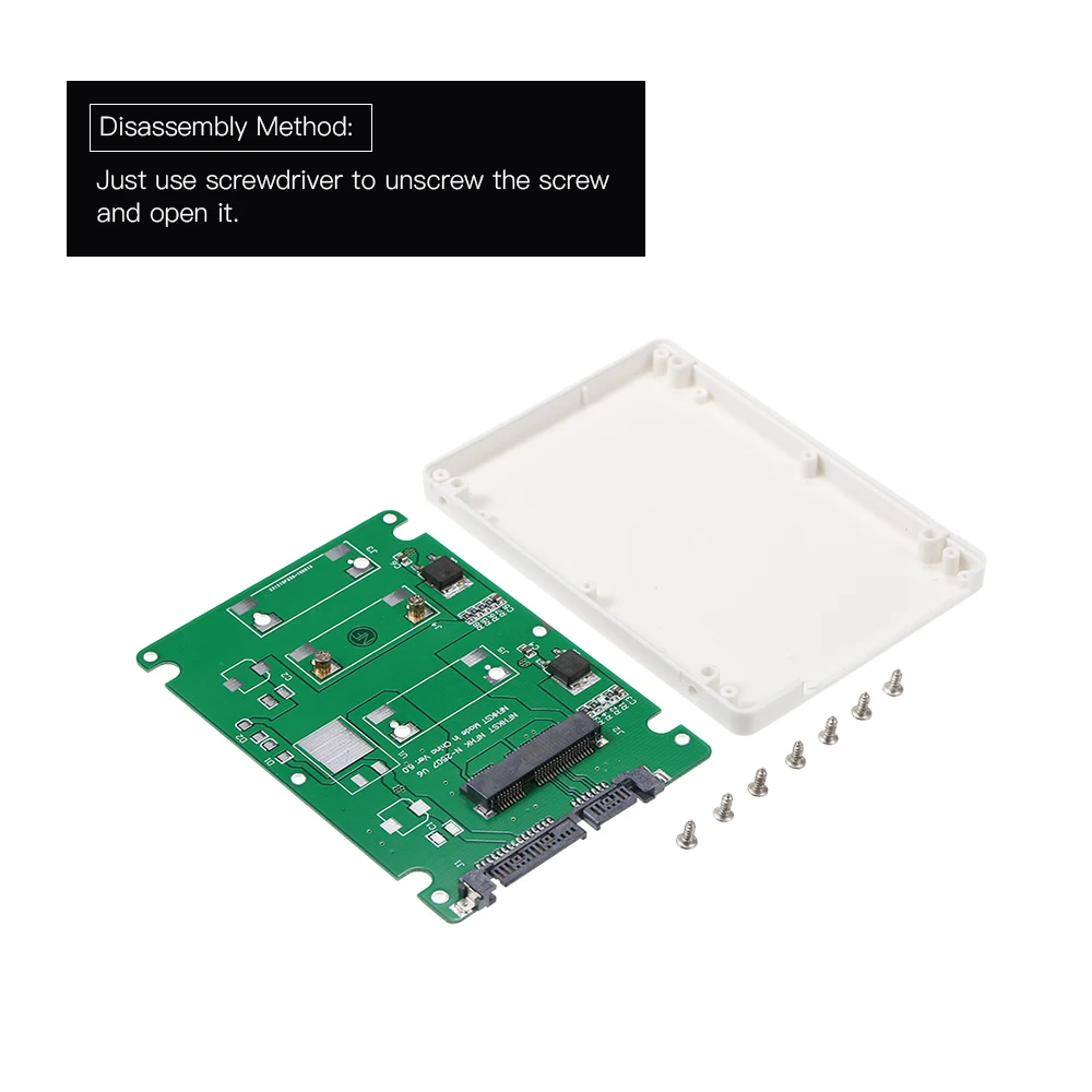 Корпус mSATA SATA SSD адаптер на 2 5 твердотельный Накопитель жесткий диск конвертер 3 0
