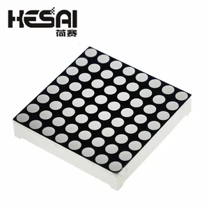 3 мм 8x8 светодиодный решетчатый ярко-красный матричный модуль 8x8 8*8