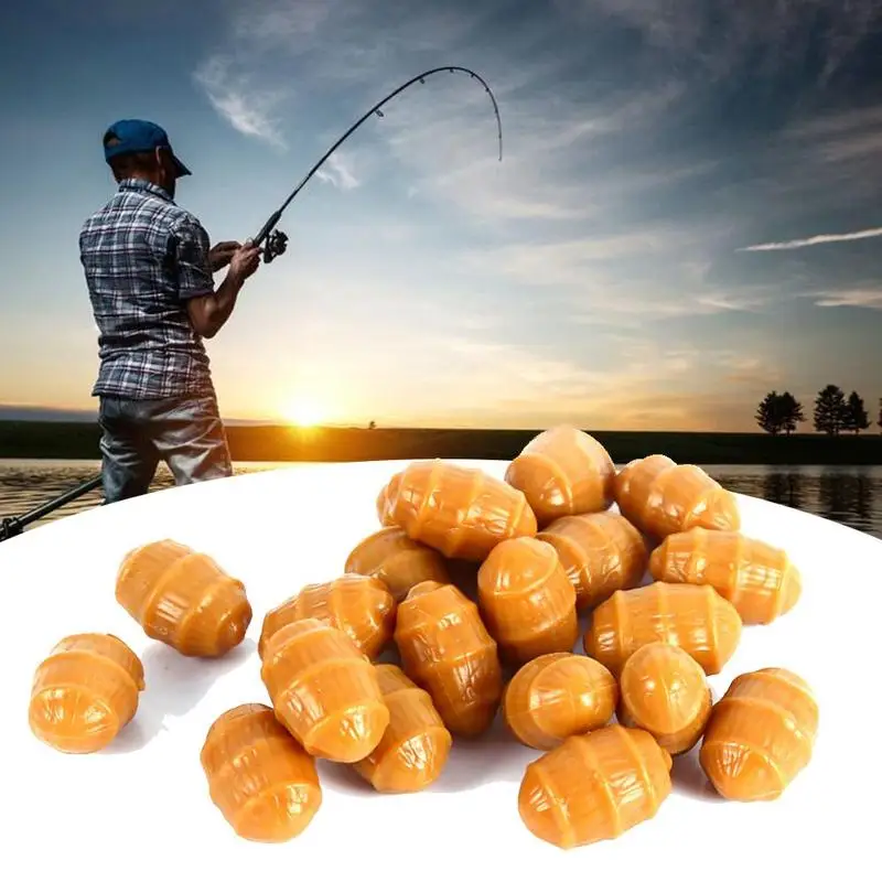 

20pcs/Lot Carp Fishing Soft Floating Artificial Tiger Terminal Fishing Baits Sets Pellets Baits Nut Tools Tackle Baits Up O S5C8