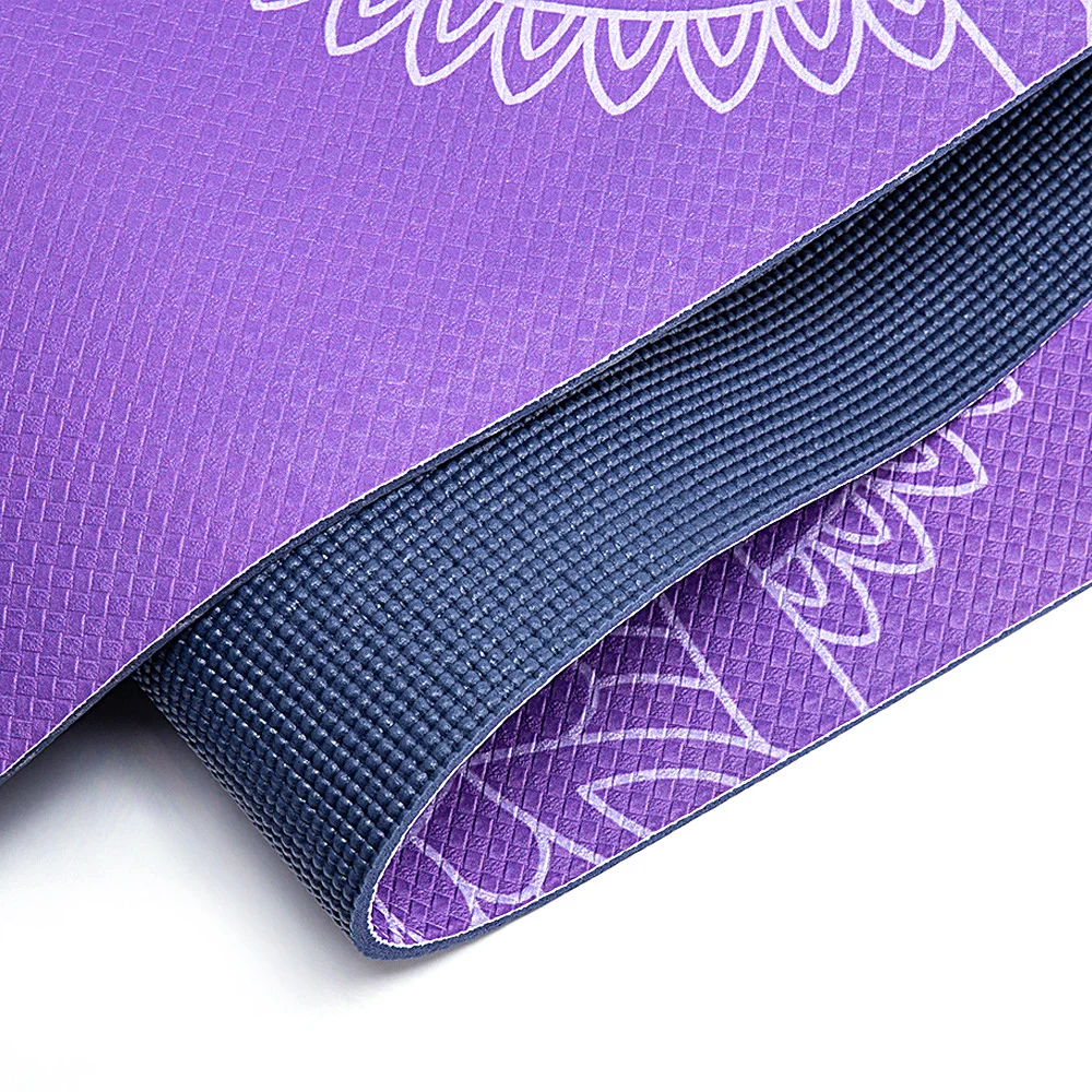 

Environmentally Friendly Digital Printing Pvc Yoga Mat 6mm Thick Anti Slip Printing Sports Mat