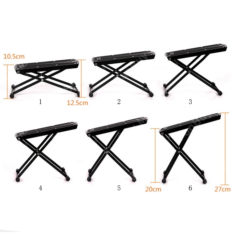 Металлическая складная подставка для гитары Нескользящая Регулируемая по