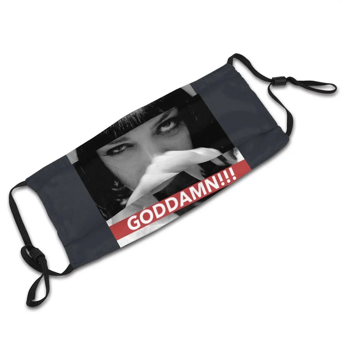 Многоразовая маска для лица MIA WALLACE Quentin Pulp нимация с узором Пылезащитная Маска