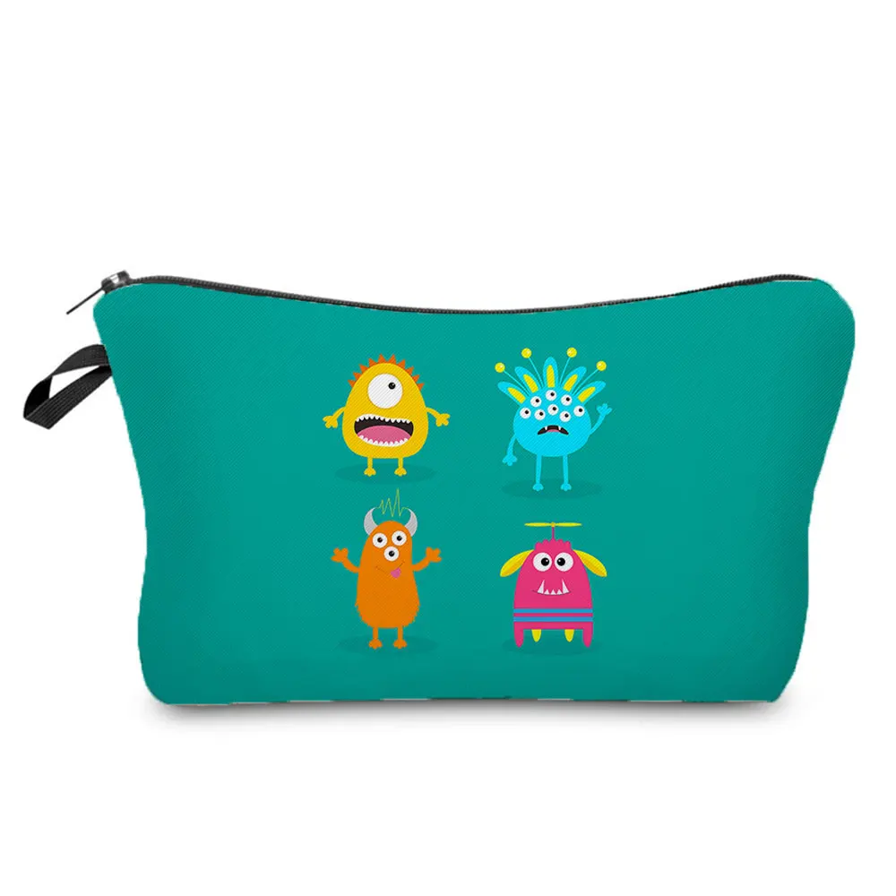 

Lovely Printed Cartoon Makeup Bag Hot Sale Cosmetics Organizer Bag for Trip Waterproof Storage Bags for Women Small Pencil cases