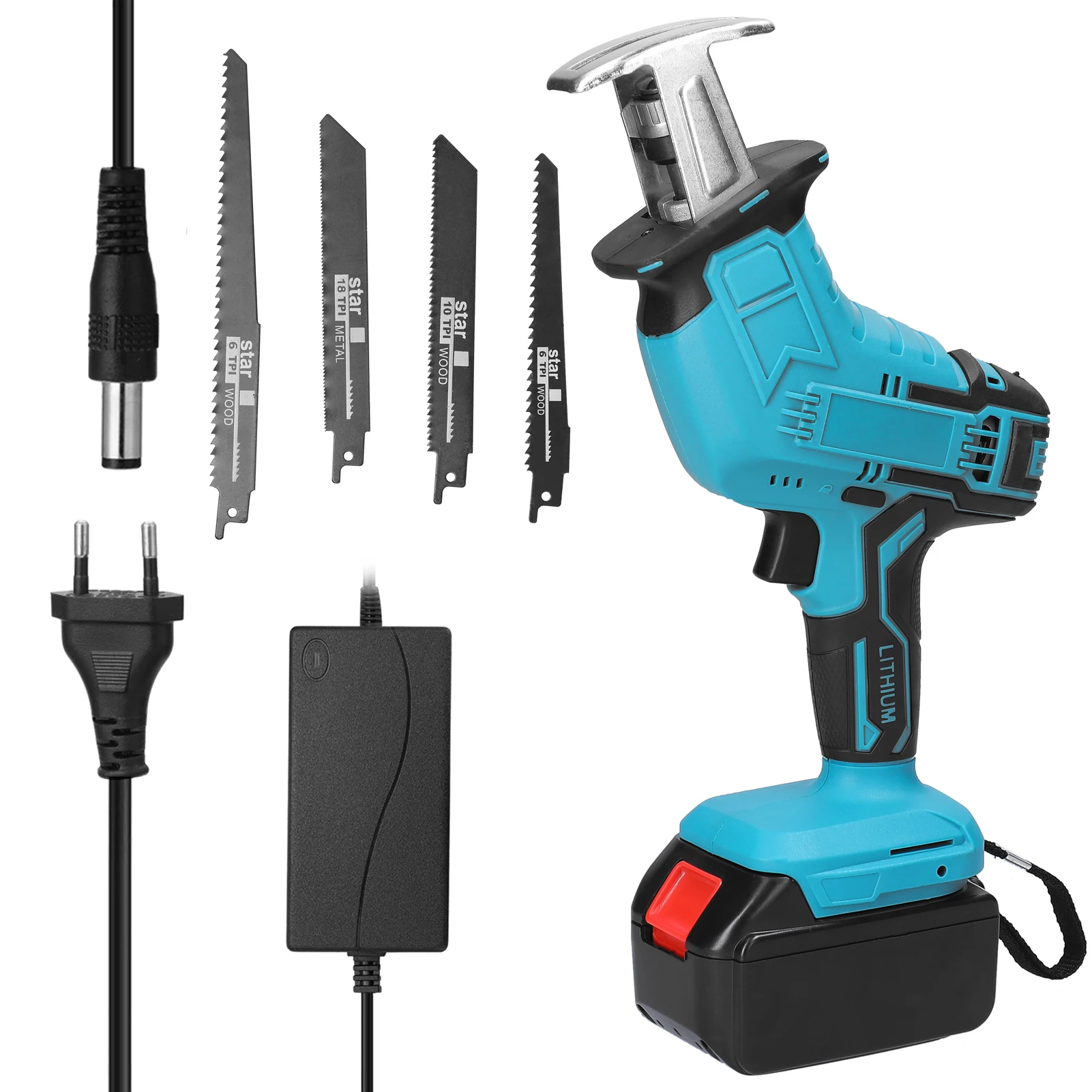 

Сабельные пилы KKMOON, уличные портативные беспроводные электроинструменты, многофункциональные перезаряжаемые электрические пилы