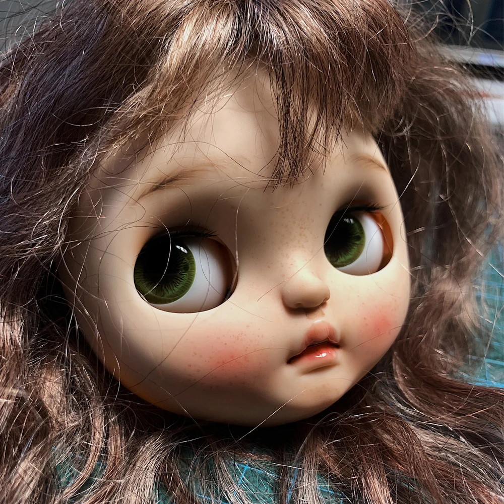 Красный 1/6 BJD 30 см кукла игрушки 19 шарнир высокое качество Кастомизация кукла Обнаженная Блит, лицевая пластина с макияжем темная кожа сексуальный макияж - Цвет: Красный