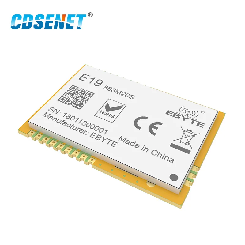 LoRa 868 MHz SX1276 SX1278 приемопередатчик беспроводной rf модуль 100mW CDSENET E19 868M20S Дальний