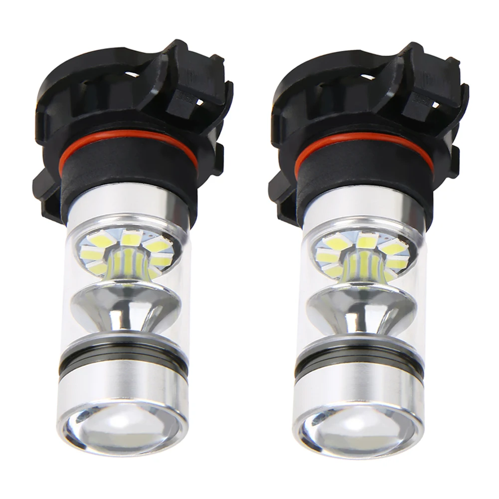 2 шт. 100 Вт H16 автомобильный противотуманный светильник светодиодный DRL дальнего