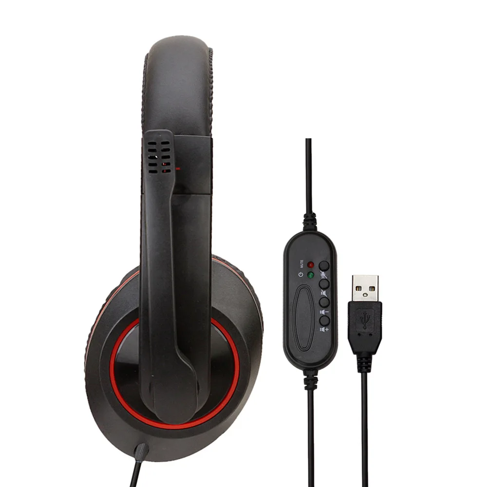 

SY722MV Headset USB Computer Headset Electronic Competition Game Headset Mute Microphone