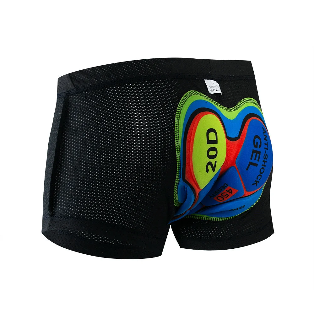 

Breathable Cycling Shorts Cycling Underwear 20D Gel Pad Shockproof Bicycle Underpant MTB Road Bike Underwear Man Shorts