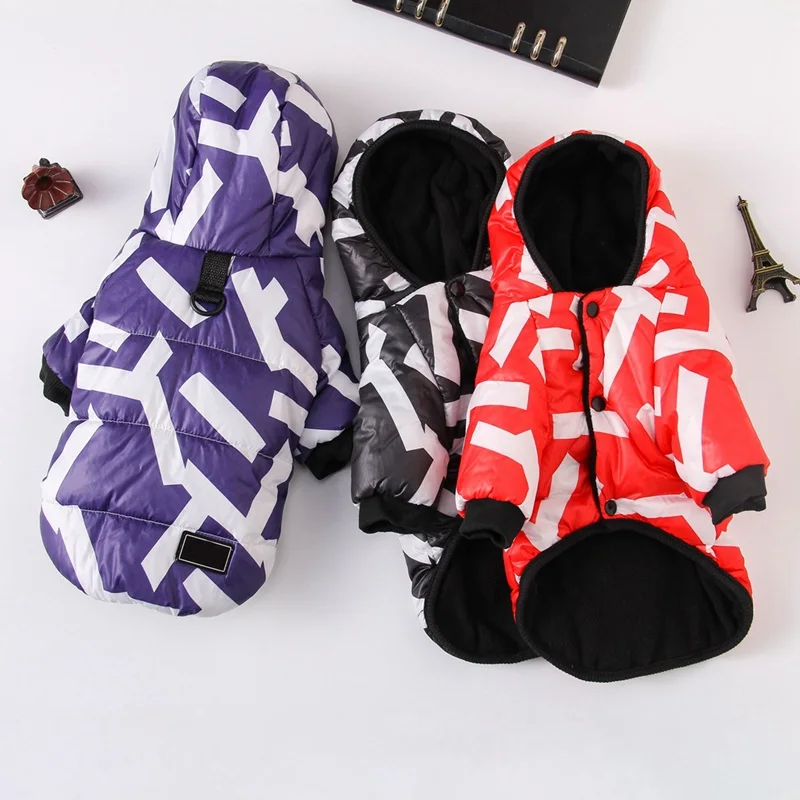 

Pet Dog Cotton Clothes Warm And Comfortable Material Good Warm Performance Good Hooded High Quality Cotton Fashion