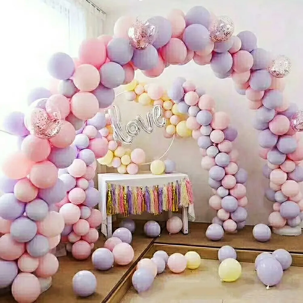 Weedding вечерние украшения 100 шт. воздушные шары набор 10 дюймов Макарон цвет
