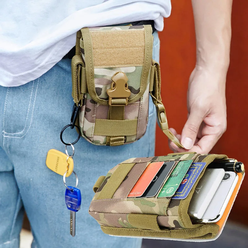 

Тактическая поясная Сумка Molle, уличная Сумка для кемпинга, пешего туризма, охоты, военная сумка на пояс для охоты, военный Повседневный мешок...