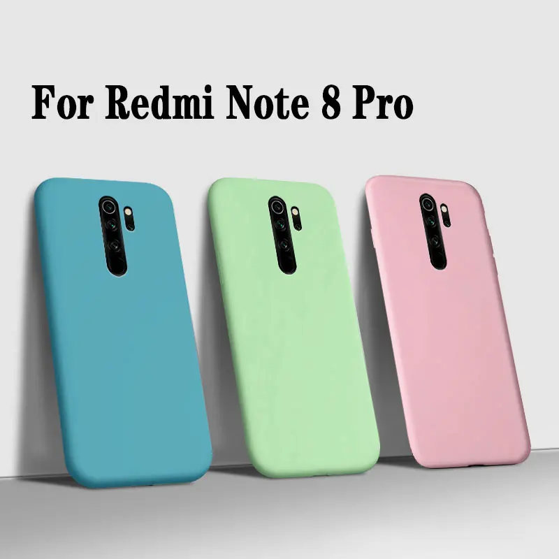 Чехлы для xiaomi redmi note 8 pro роскошный чехол из жидкого силикона чехлы телефонов