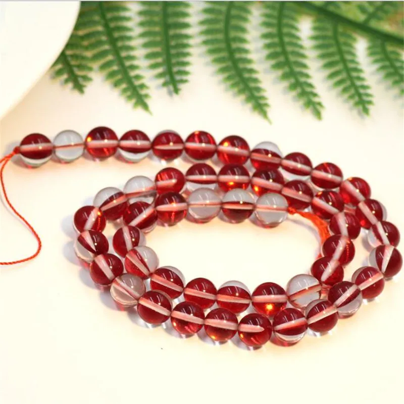 

Rainbow Moonstone Smooth Round crystal Semi precious jewelry accessories 6/8/10/12mm Loose Beads Gems stone For Jewelry Making