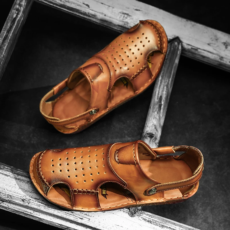 

Летняя мужская обувь Zapato Hombre Verano, уличные водные кроссовки, сандалии и тапочки, мужские массажные тапочки