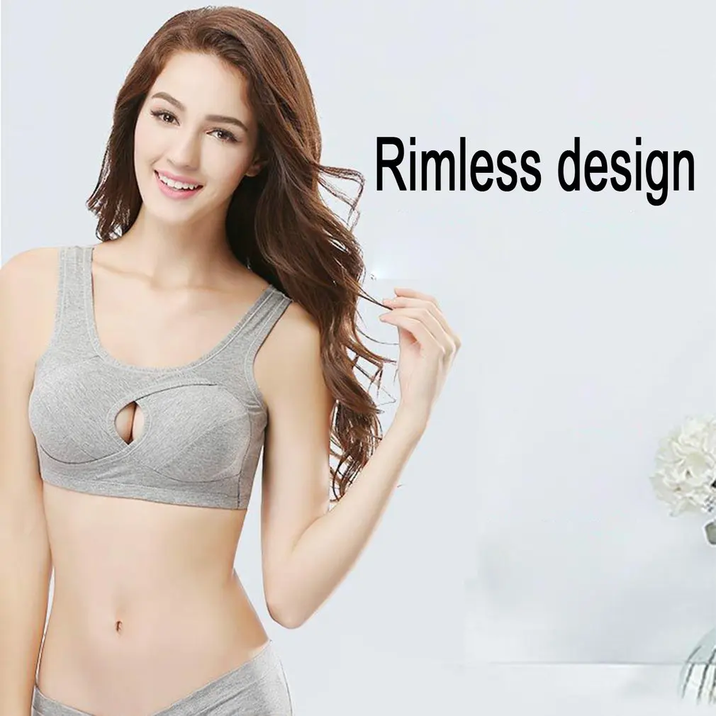 

Sports Bra Seamless underwear full Wing lace Picture foam-latex Seperate Cup sexy beauty back NO steel ring vest U-lock back