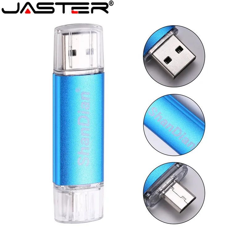 Флэш накопитель USB JASTER для смартфона OTG флэш диск Micro карта памяти телефона U 8 ГБ/16