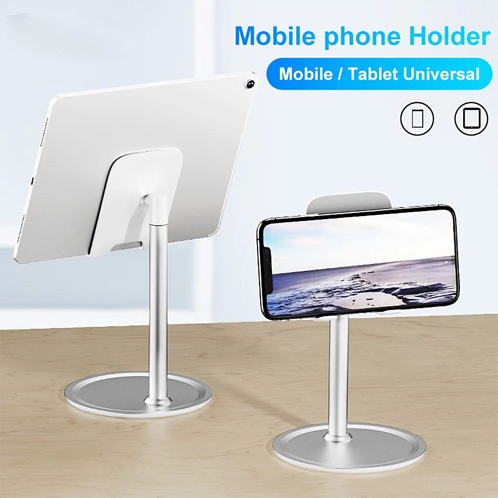 

Flexible Portable Alumium Desktop Stand for Cell Mobile Phone Holder Live Desk Tablet Adjustable Mount for IPad iphone Support