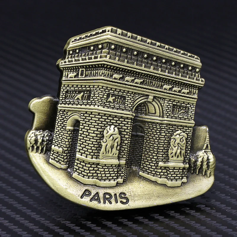 Металлический магнитный холодильник 3D магнит на туристическая сувенирная