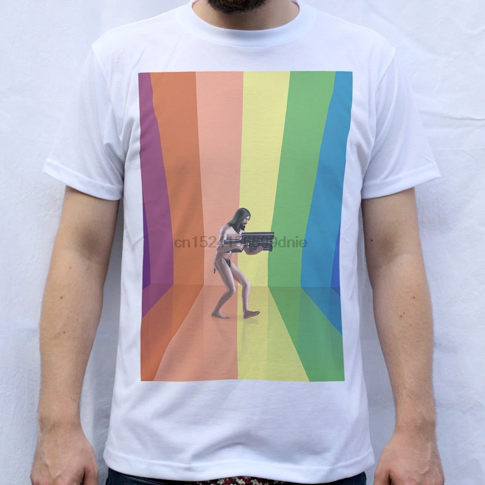 Футболка с изображением священной горы джодровский Иисус BFG9000 | Мужская одежда