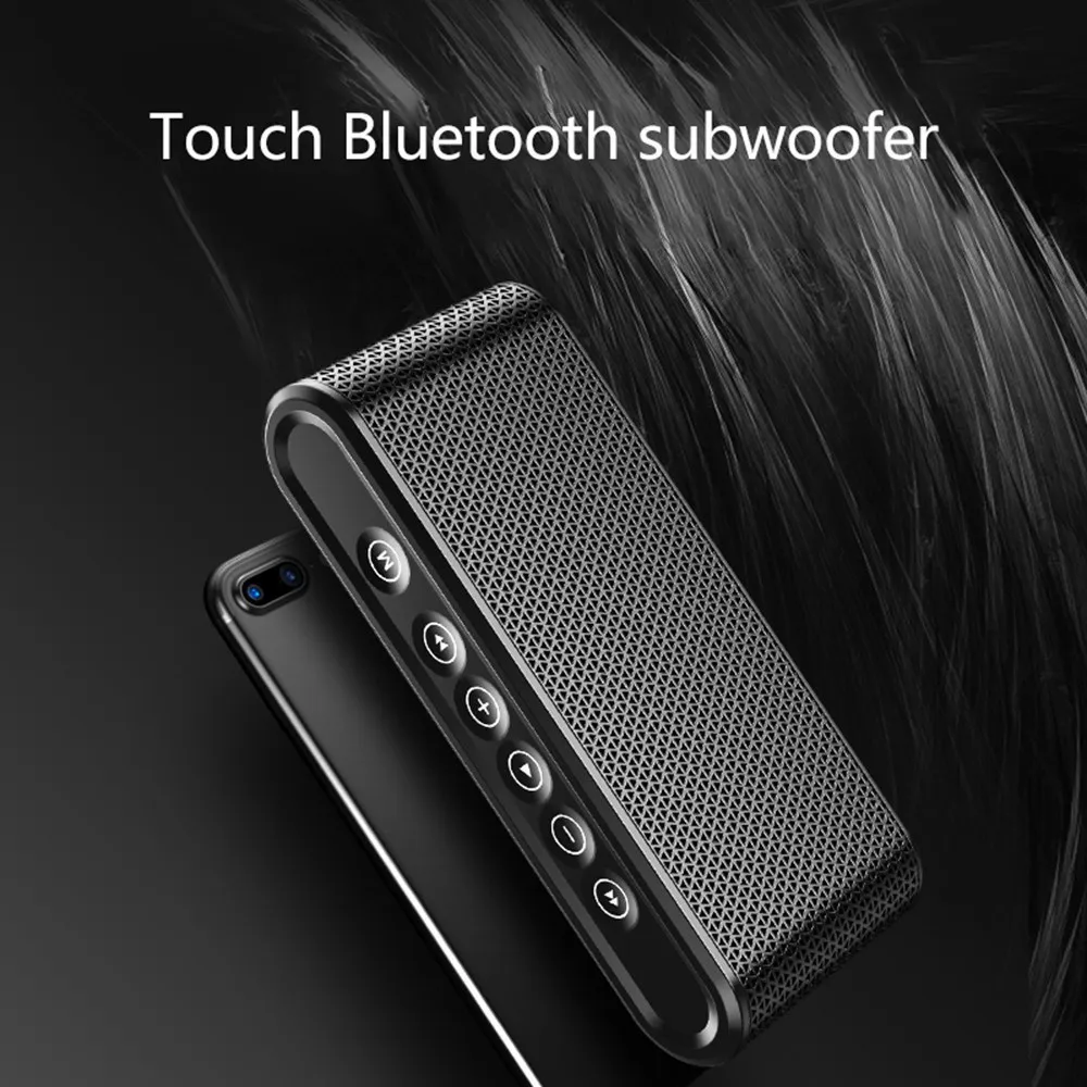 Bluetooth Динамик Сенсорный сабвуфер тяжелый бас квадратная коробка стерео мини 3000