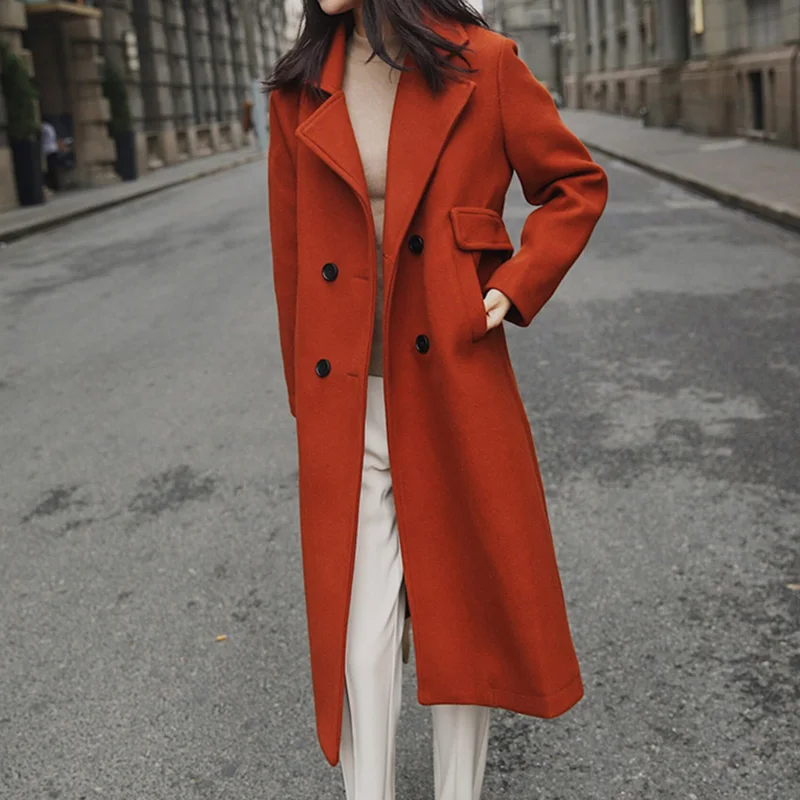 Осенне зимние женские шерстяные пальто 2019 Корейская версия высококачественные