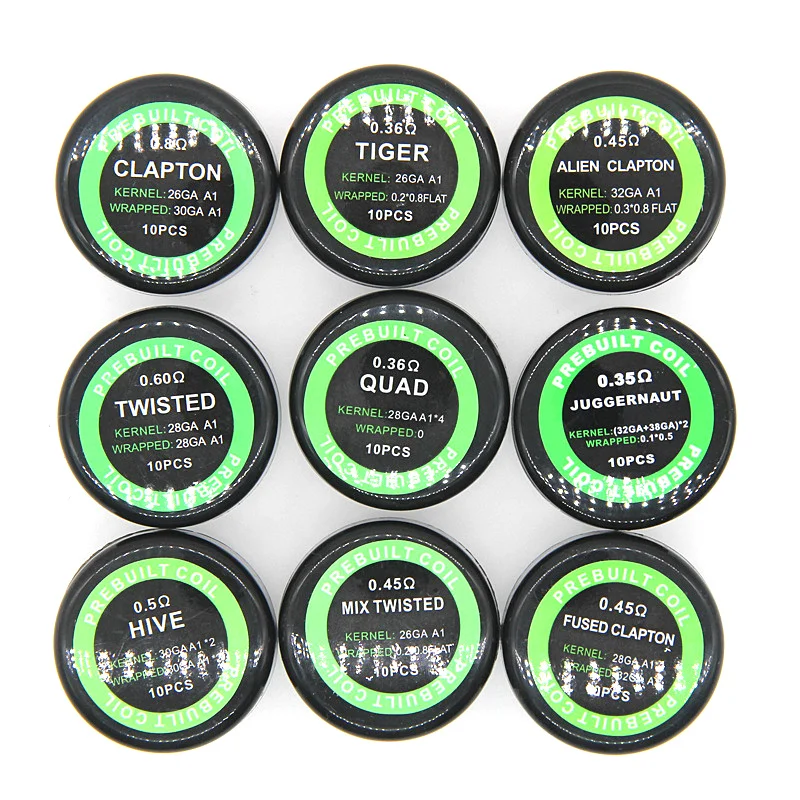 (10 шт./коркор.) Оригинальная греющая проволока пиратской катушки A1/Twisted/Clapton/Alien