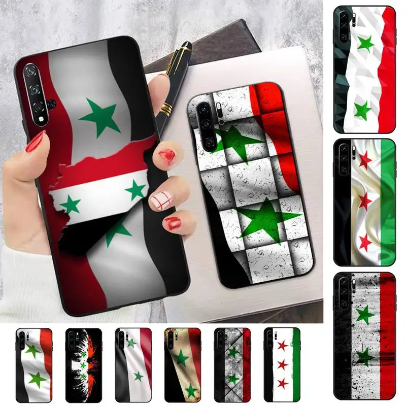 

FHNBLJ Syria Flag Phone Case for Huawei P30 40 20 10 8 9 lite pro plus Psmart2019