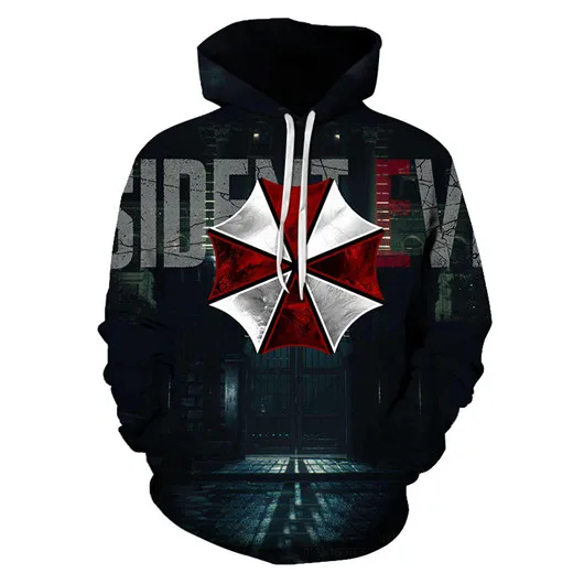 

2021 new hot-selling casual style hoodie 3D brand tattoo printing sportswear Harajuku style leisure