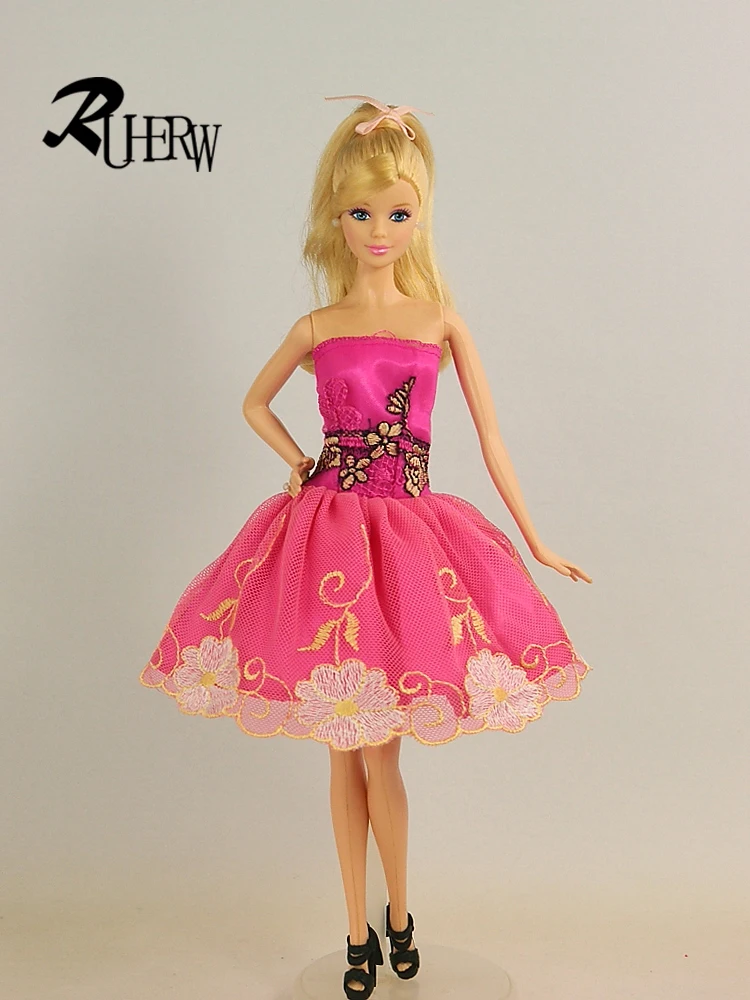 Новое балетное короткое платье ручной работы модная одежда для куклы Барби