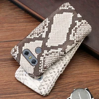 real snake skin phone case for lg g6 g7 g8s thinq v20 v30s v40 v50 thinq q6 q7 q8 back cover