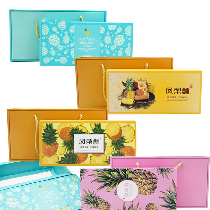 10 шт Горячие продажи ананас торт конфеты подарочные коробки свадебные