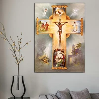 diy colorings pictures by numbers with jesus christ picture drawing relief painting by numbers framed home