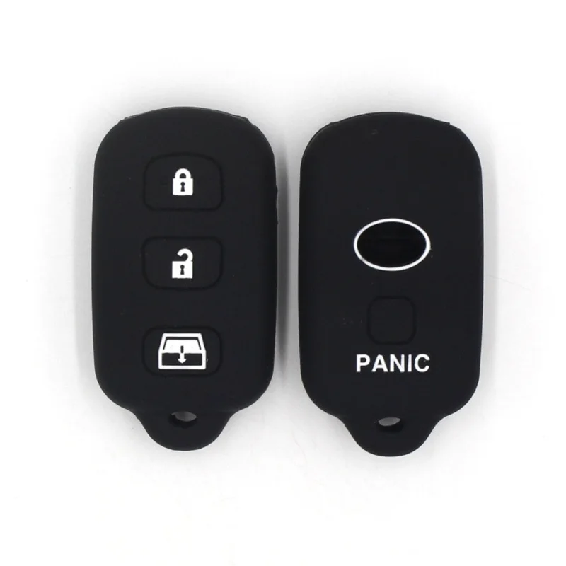 4 кнопки мягкий силиконовый дистанционный смарт-ключ для автомобиля чехол брелок
