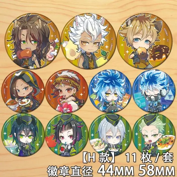 Фигурка героя аниме «витая страна чудес», Leona Kingscholar Jack Howl Ruggie Bucchi, 6131, значок, круглая брошь, булавка, подарки, детская коллекционная игрушка