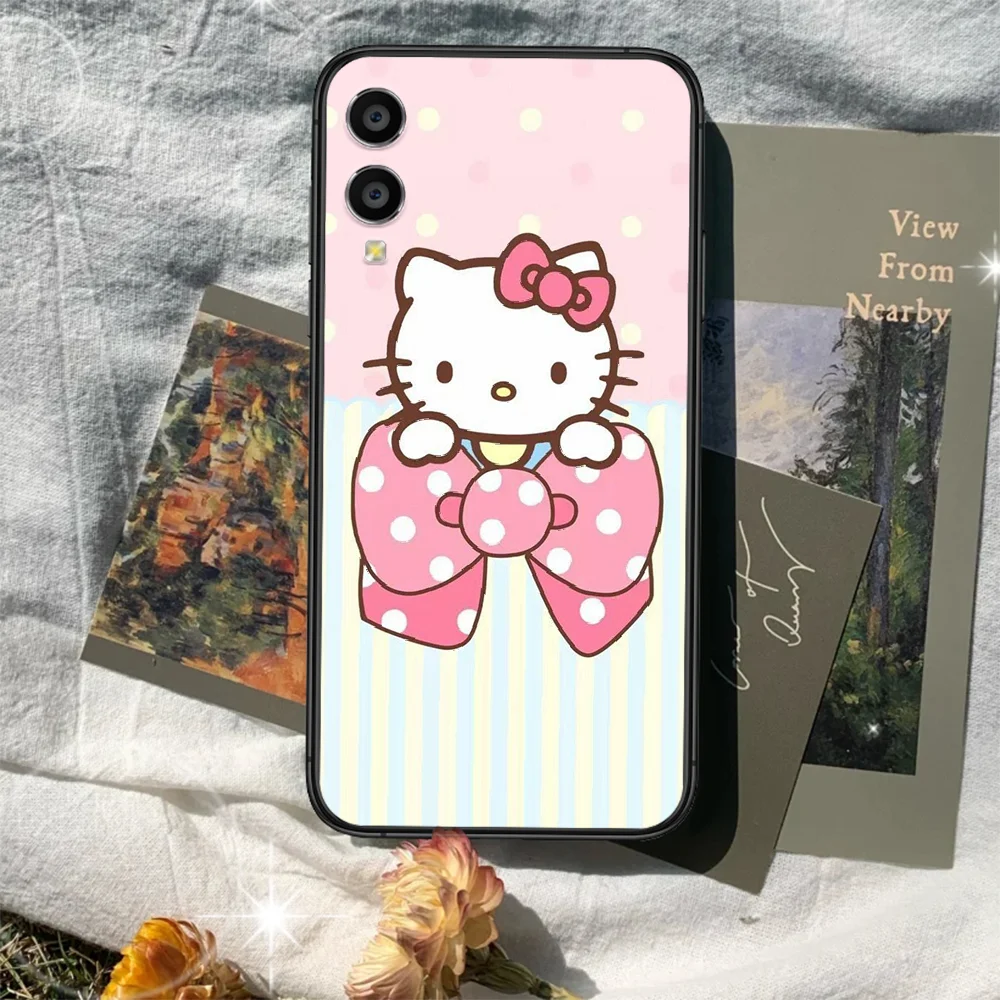 

pink kitty cat cute Phone Case Cover Hull For HUAWEI honor 7a 8 8s 8a 8x 9 9x 10 20 i Lite Pro black Prime Tpu Hoesjes Pretty