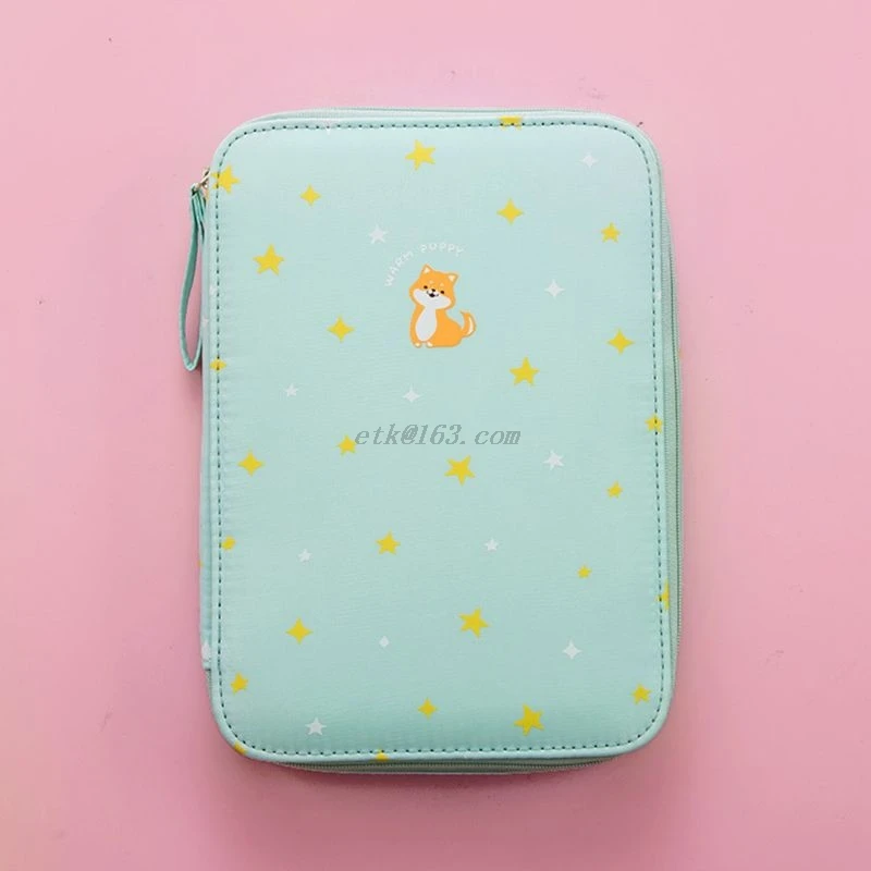 Корейский Многофункциональный холщовый чехол для карандашей большая емкость