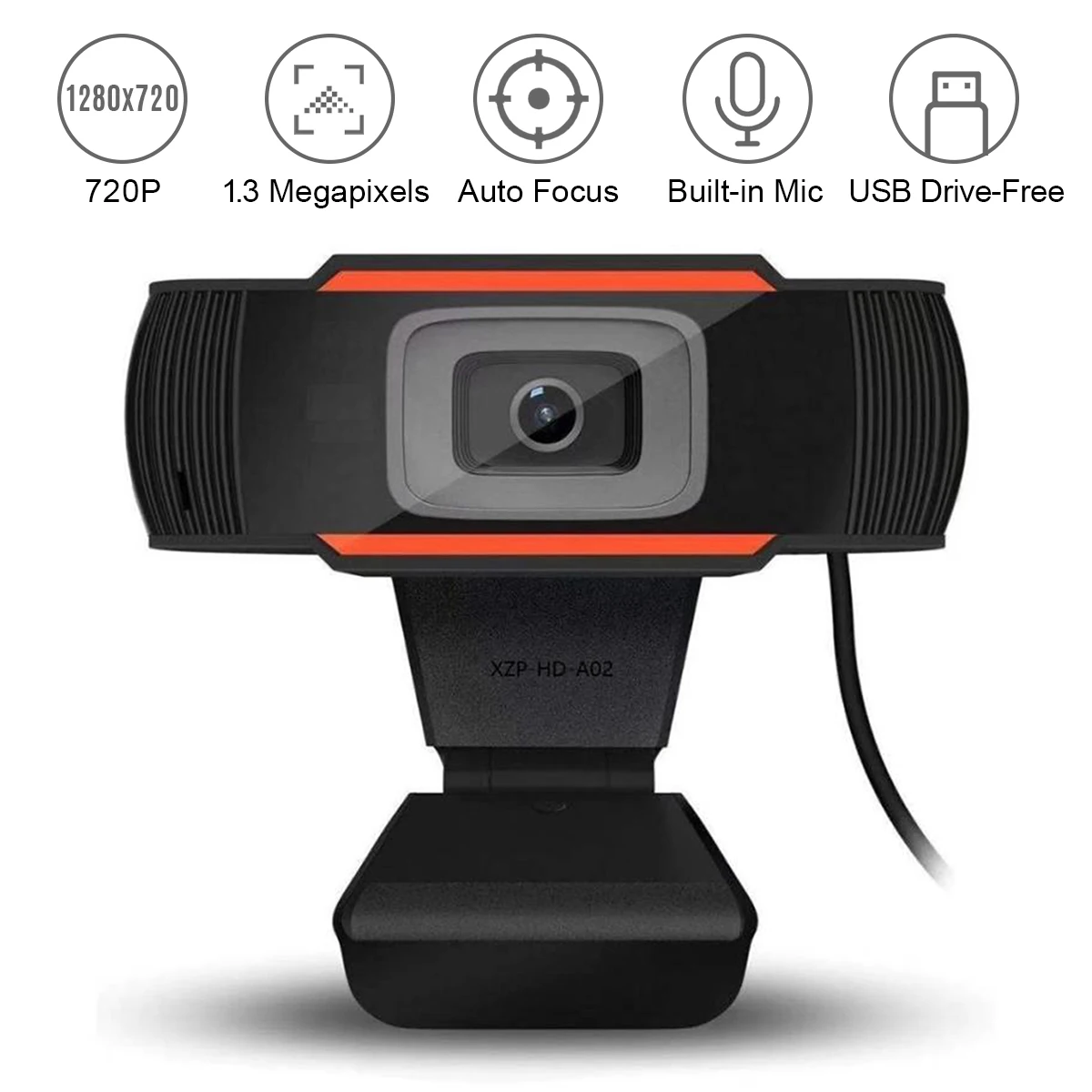 720/1080P Full HD веб камера видео конференц компьютеры с микрофоном USB Plug & Play для онлайн