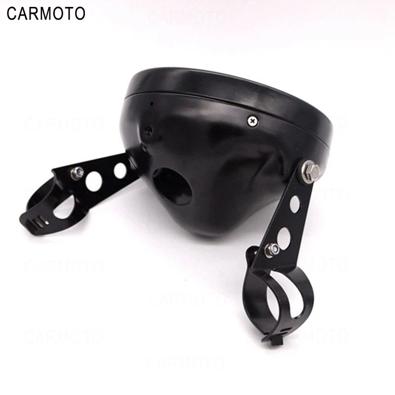 1pcs 7 Inch DOT SAE E9 Motorcycle Headlamp with angle eye Led Headlight 7inch housing bucket trim ring for Touring Electra Glide