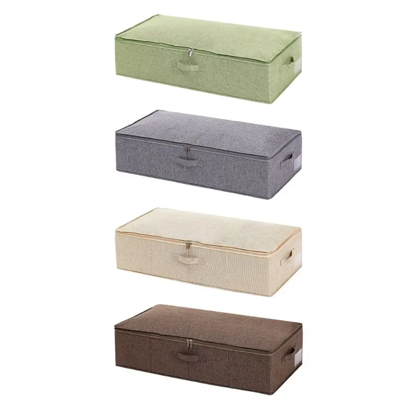 

Under Bed Storage Containers Blankets Cloth Shoes Organizer Box with Lids Y5JC